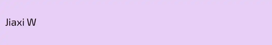 Jiaxi W